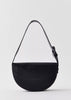 Leather Baguette Hobo Bag