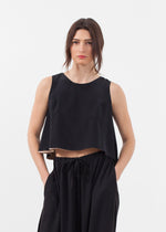 Reversible Tie Top Black