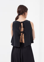 Reversible Tie Top Black