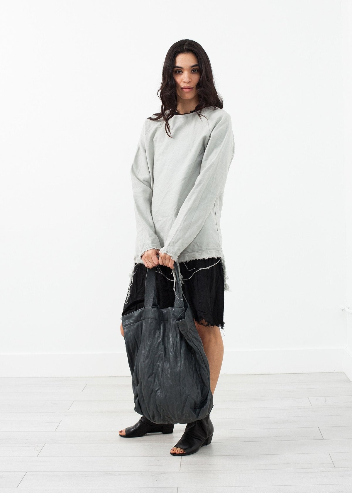 Frayed Shirt Grey