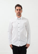 Moun Button Up White