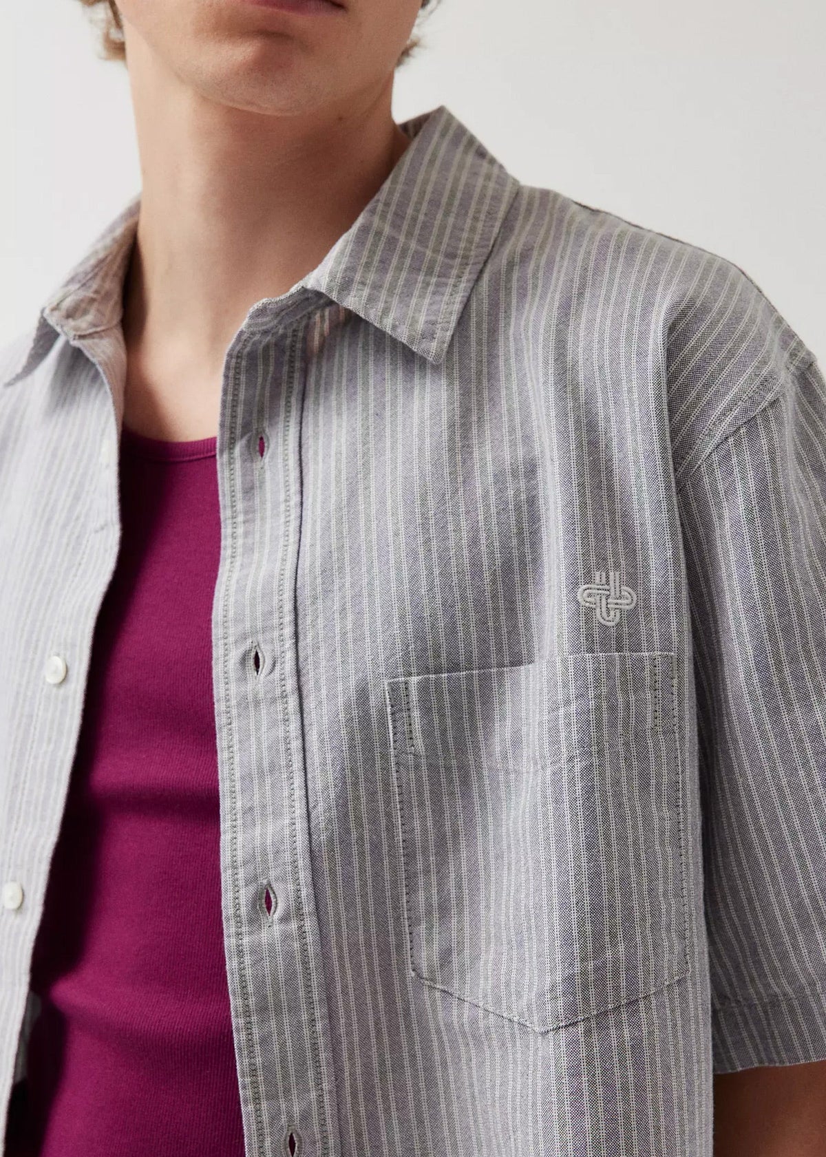 Stripe Relaxed-Fit Cotton Shirt