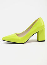 Pointed-toe Block Pumps