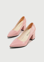 Pointed-toe Block Pumps