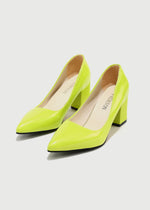 Pointed-toe Block Pumps